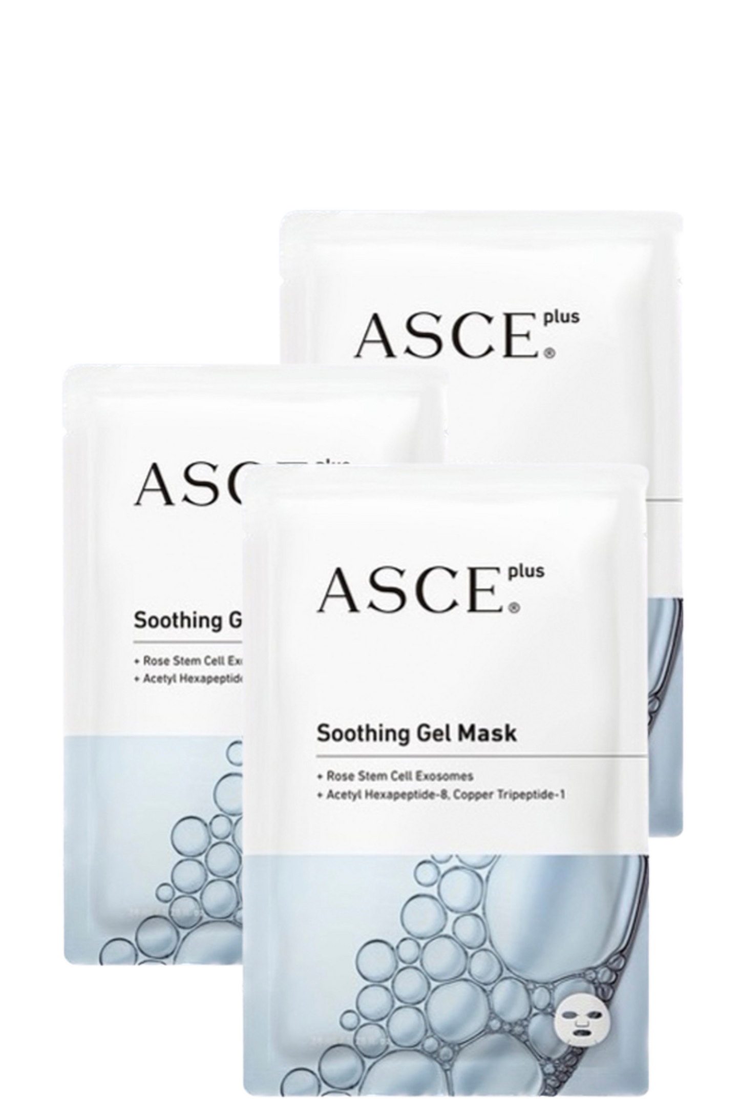 ASCE Soothing Gel mask med Exosomer