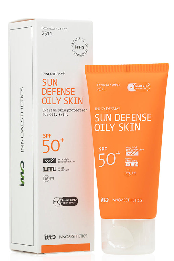 sun defense oily skin solskydd för fet hud