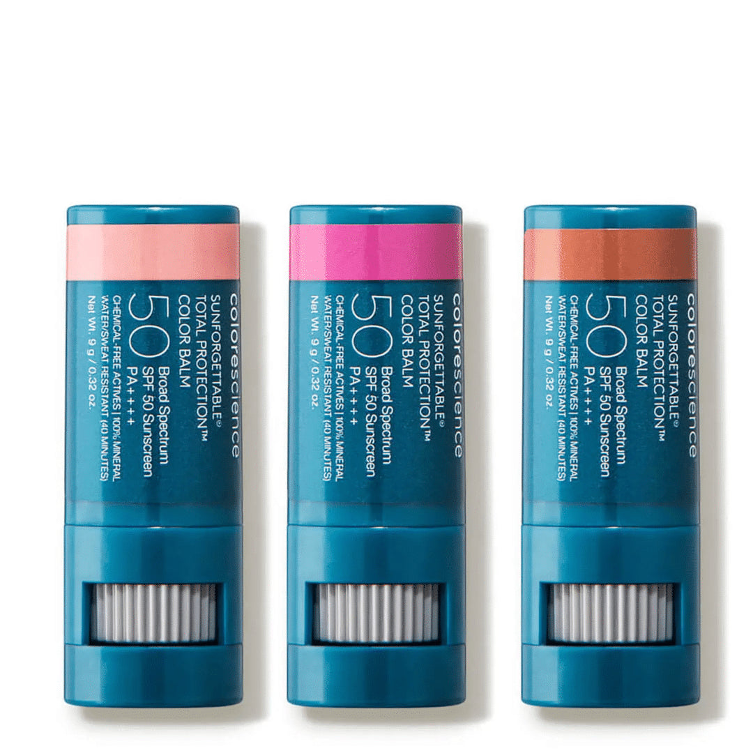 colorescience total protection color balm spf50 makeup
